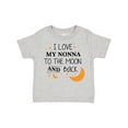 thumbnail image 1 of Inktastic I Love My Nonna to the Moon and Back Boys or Girls Toddler T-Shirt, 1 of 5