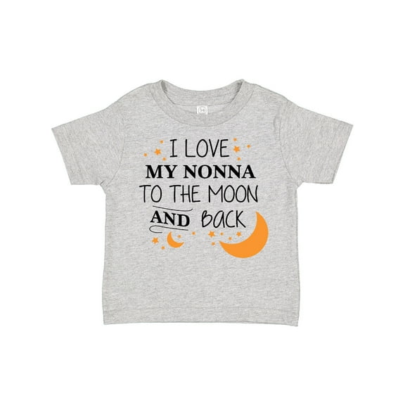 Inktastic I Love My Nonna to the Moon and Back Boys or Girls Toddler T-Shirt