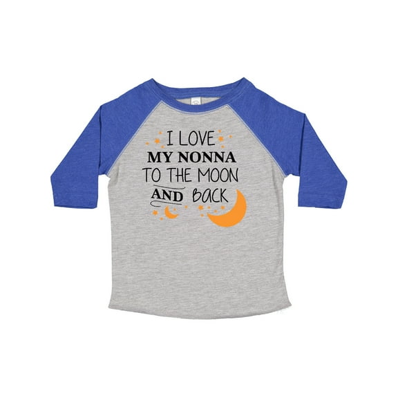 Inktastic I Love My Nonna to the Moon and Back Boys or Girls Toddler T-Shirt
