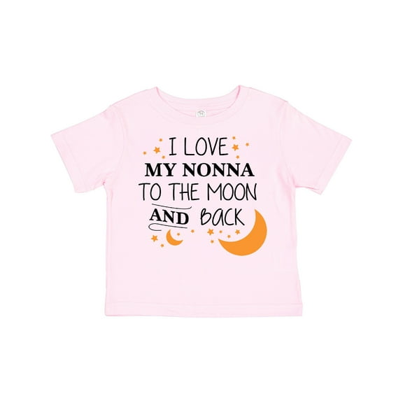 Inktastic I Love My Nonna to the Moon and Back Boys or Girls Toddler T-Shirt