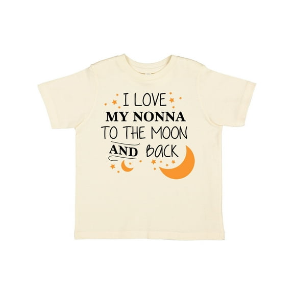 Inktastic I Love My Nonna to the Moon and Back Boys or Girls Toddler T-Shirt