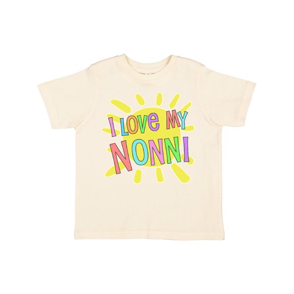 Inktastic I Love My Nonni- Sun and Rainbow Letters Boys or Girls Toddler T-Shirt