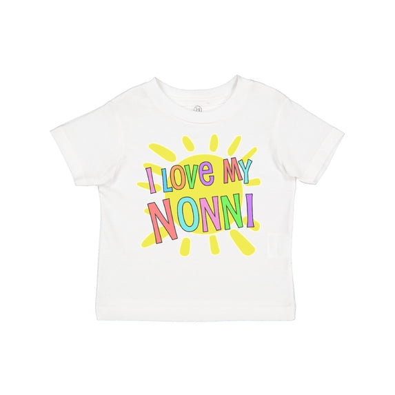 Inktastic I Love My Nonni- Sun and Rainbow Letters Boys or Girls Toddler T-Shirt