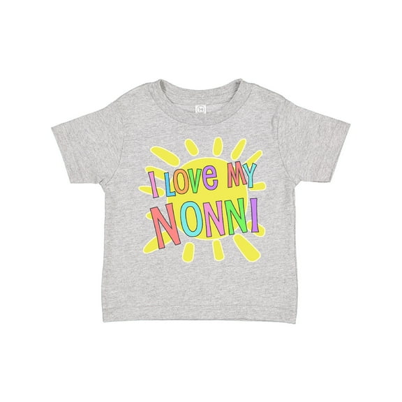Inktastic I Love My Nonni- Sun and Rainbow Letters Boys or Girls Toddler T-Shirt