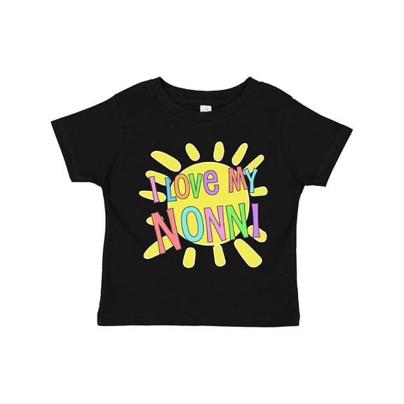 Inktastic I Love My Nonni- Sun and Rainbow Letters Boys or Girls Toddler T-Shirt