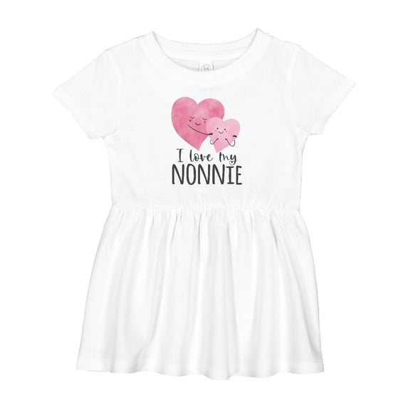 Inktastic I Love My Nonnie Girls Baby Dress