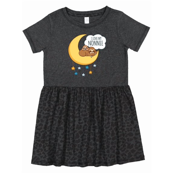 Inktastic I Love My Nonnie Girls Toddler Dress