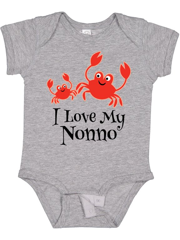 I Love My Nonno Boys or Girls Baby Bodysuit