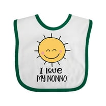 Inktastic I Love My Nonno Cute Sunshine Boys or Girls Baby Bib