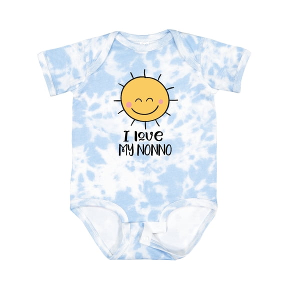 Inktastic I Love My Nonno Retro Groovy Boys or Girls Baby Bodysuit