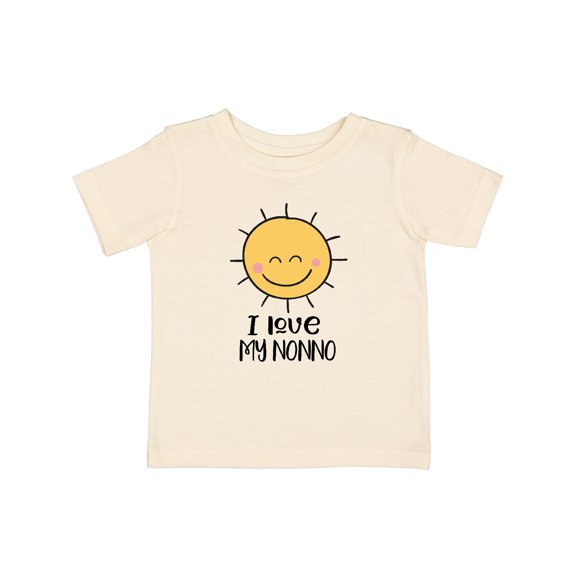 Inktastic I Love My Nonno Retro Groovy Boys or Girls Baby T-Shirt
