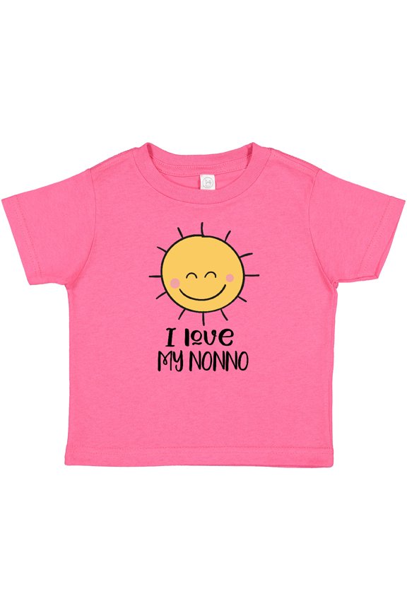 I Love My Nonno Retro Groovy Boys or Girls Baby T-Shirt