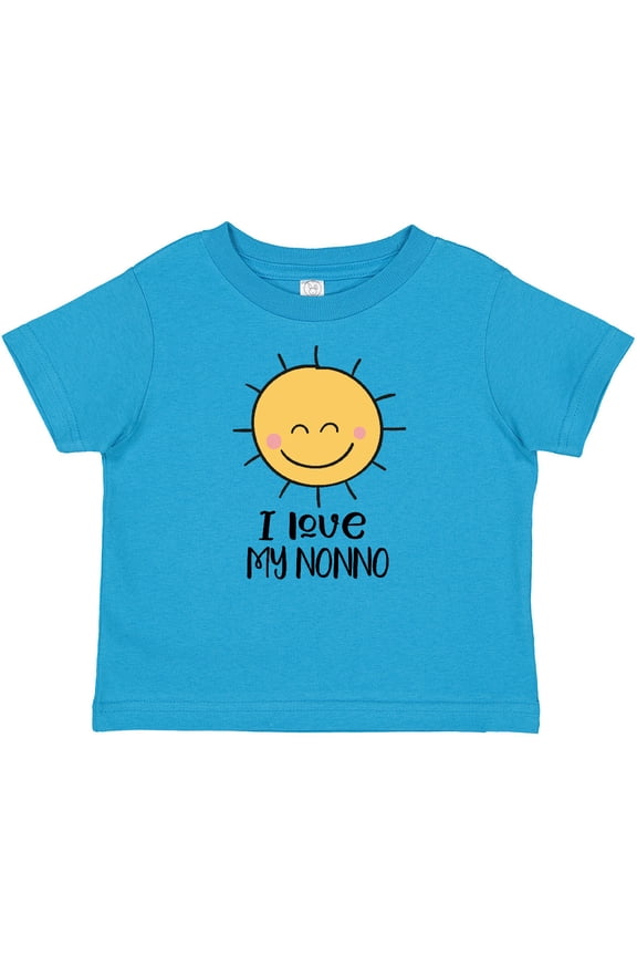 I Love My Nonno Retro Groovy Boys or Girls Baby T-Shirt