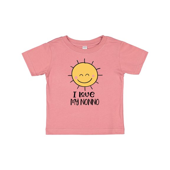 Inktastic I Love My Nonno Retro Groovy Boys or Girls Baby T-Shirt