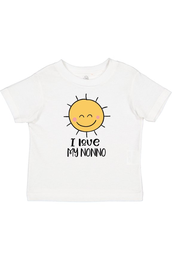 I Love My Nonno Retro Groovy Boys or Girls Baby T-Shirt
