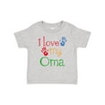 thumbnail image 1 of Inktastic I Love My Oma Grandchild Boys or Girls Baby T-Shirt, 1 of 5