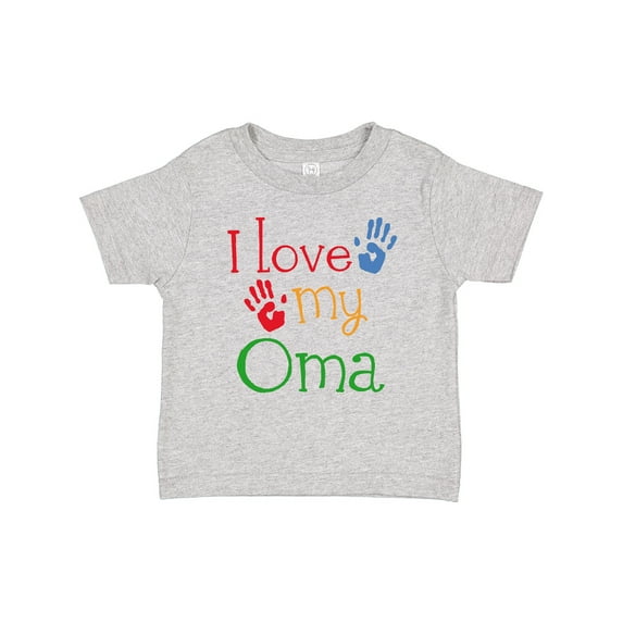 Inktastic I Love My Oma Grandchild Boys or Girls Baby T-Shirt