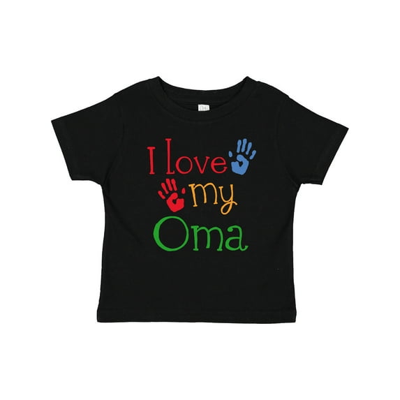 Inktastic I Love My Oma Grandchild Boys or Girls Baby T-Shirt
