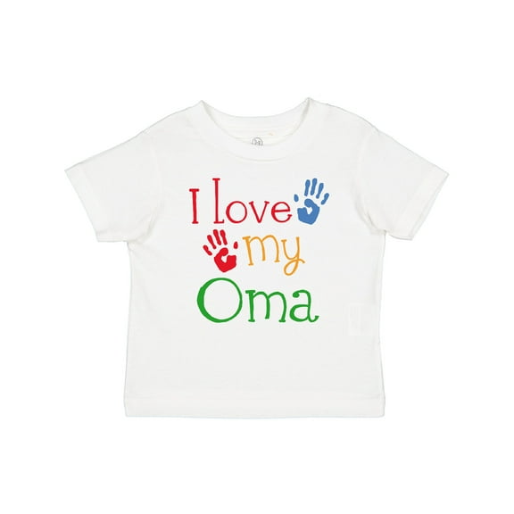 Inktastic I Love My Oma Grandchild Boys or Girls Baby T-Shirt