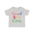 thumbnail image 1 of Inktastic I Love My Oma Grandchild Boys or Girls Toddler T-Shirt, 1 of 5