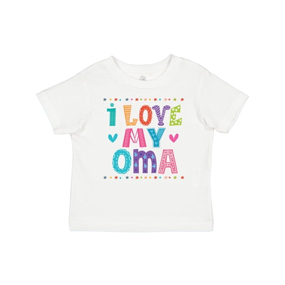 Inktastic I Love My Oma Granddaughter Girls Baby T-Shirt
