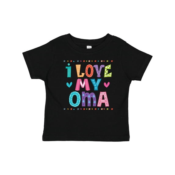 Inktastic I Love My Oma Granddaughter Girls Baby T-Shirt