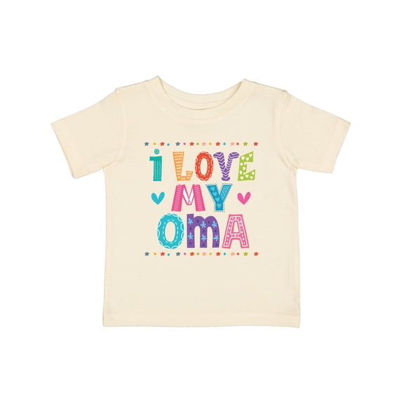 Inktastic I Love My Oma Granddaughter Girls Baby T-Shirt