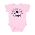 thumbnail image 1 of Inktastic I Love My Oma Heart and Arrows Boys or Girls Baby Bodysuit, 1 of 5