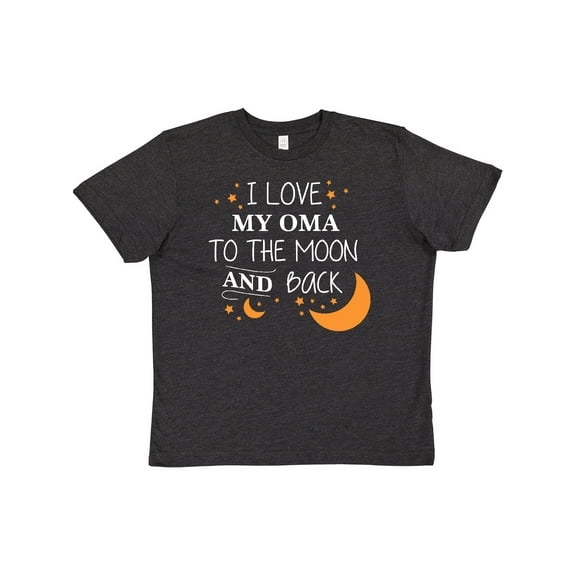 Inktastic I Love My Oma To The Moon and Back Youth T-Shirt
