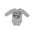 thumbnail image 1 of Inktastic I Love My Oma and Opa in Black Chalk Heart Boys or Girls Long Sleeve Baby Bodysuit, 1 of 5