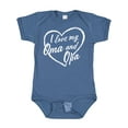 thumbnail image 1 of Inktastic I Love My Oma and Opa in White Chalk Heart Boys or Girls Baby Bodysuit, 1 of 5