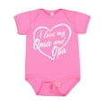 thumbnail image 1 of Inktastic I Love My Oma and Opa in White Chalk Heart Boys or Girls Baby Bodysuit, 1 of 5