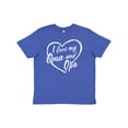 thumbnail image 1 of Inktastic I Love My Oma and Opa in White Chalk Heart Youth T-Shirt, 1 of 5