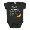 thumbnail image 1 of Inktastic I Love My Oma to the Moon and Back Boys or Girls Baby Bodysuit, 1 of 5