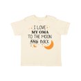 thumbnail image 1 of Inktastic I Love My Oma to the Moon and Back Boys or Girls Toddler T-Shirt, 1 of 5