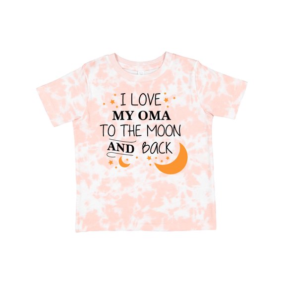 Inktastic I Love My Oma to the Moon and Back Boys or Girls Toddler T-Shirt