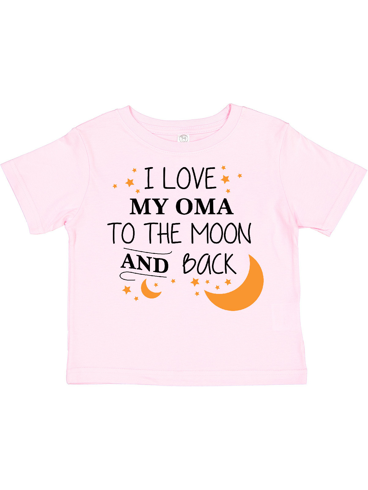 Cornice In Legno Di Ontano 4x6" Personalizzata 'I Love My Oma To The Moon And Back' | Regalo Per Nonna