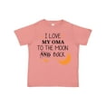 thumbnail image 1 of Inktastic I Love My Oma to the Moon and Back Boys or Girls Toddler T-Shirt, 1 of 5