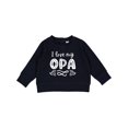 thumbnail image 1 of Inktastic I Love My Opa with Hearts Baby Sweatshirt, 1 of 4