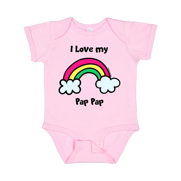 Inktastic I Love My Pap Pap Boys or Girls Baby Bodysuit