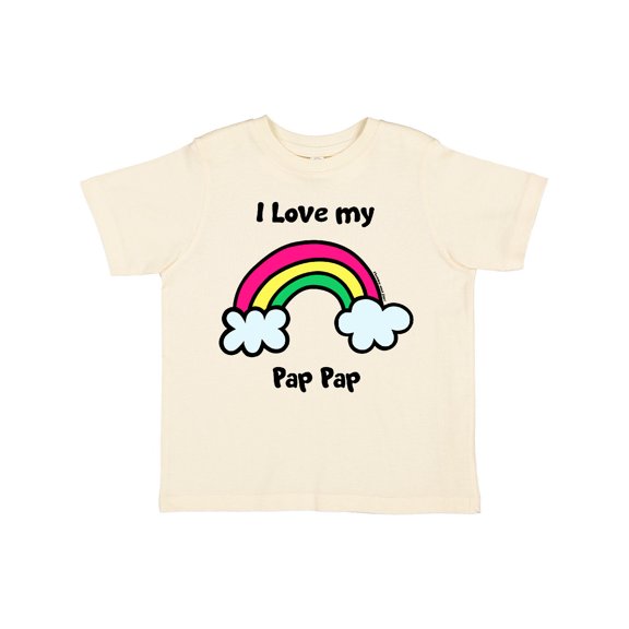 Inktastic I Love My Pap Pap Boys or Girls Toddler T-Shirt