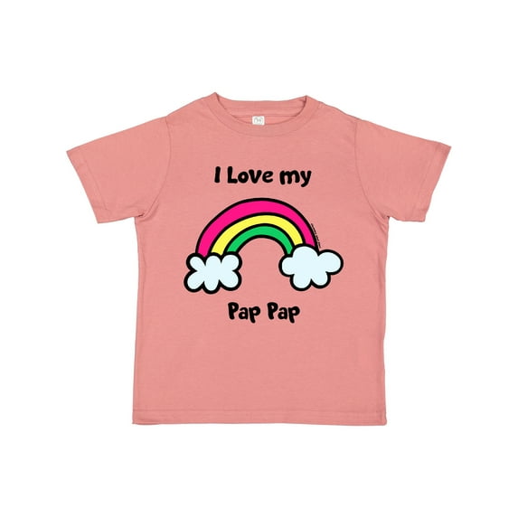 Inktastic I Love My Pap Pap Boys or Girls Toddler T-Shirt