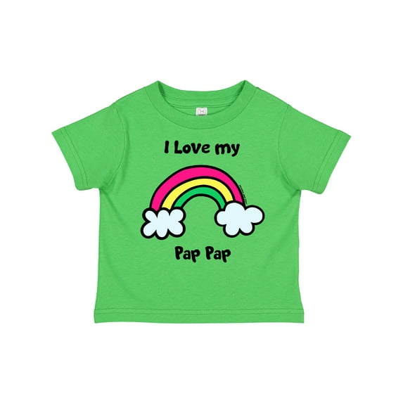 Inktastic I Love My Pap Pap Boys or Girls Toddler T-Shirt