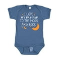 thumbnail image 1 of Inktastic I Love My Pap Pap to the Moon and Back Boys or Girls Baby Bodysuit, 1 of 5