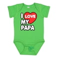 thumbnail image 1 of Inktastic I Love My Papa Boys or Girls Baby Bodysuit, 1 of 5