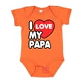 thumbnail image 1 of Inktastic I Love My Papa Boys or Girls Baby Bodysuit, 1 of 5