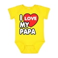 thumbnail image 1 of Inktastic I Love My Papa Boys or Girls Baby Bodysuit, 1 of 5
