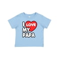thumbnail image 1 of Inktastic I Love My Papa Boys or Girls Baby T-Shirt, 1 of 5