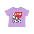 thumbnail image 1 of Inktastic I Love My Papa Boys or Girls Toddler T-Shirt, 1 of 5