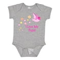 thumbnail image 1 of Inktastic I Love My Papa Girls Baby Bodysuit, 1 of 5